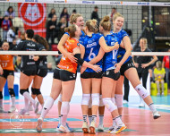 Nur gemeinsam geht´s Richtung Halbfinale! Foto: Jens Körner - Bildermacher Sport